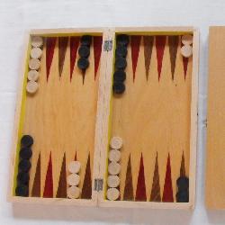 2 in 1 or Nine Men’s Morris (Mill)/Backgammon set